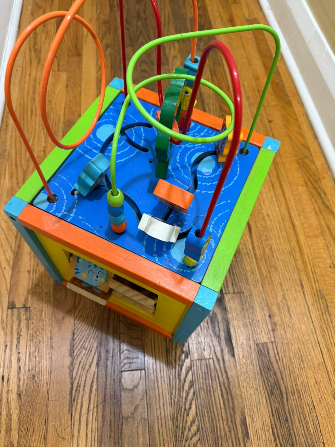 Wooden Activity Cube Toy