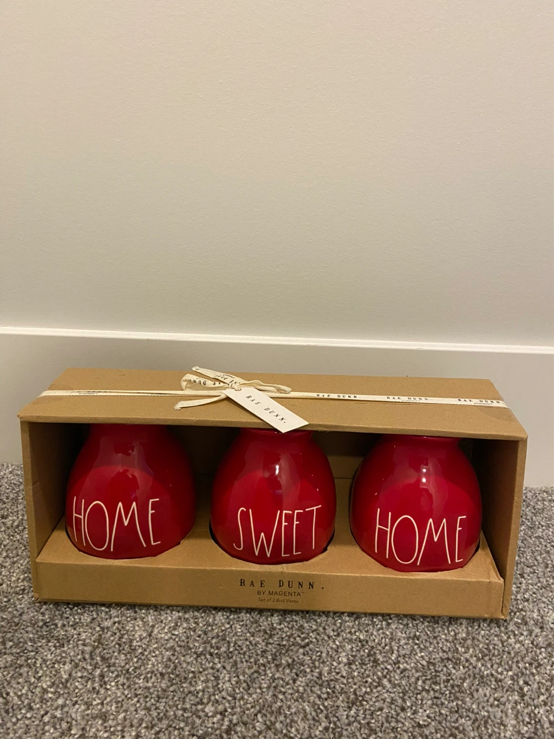 New Rae Dunn set of 3 vases