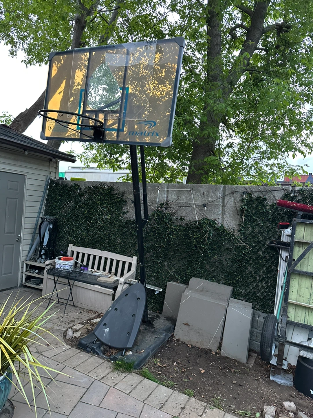 Portable Basketball Hoop – Adjustable Height – Great Condition - photo 2