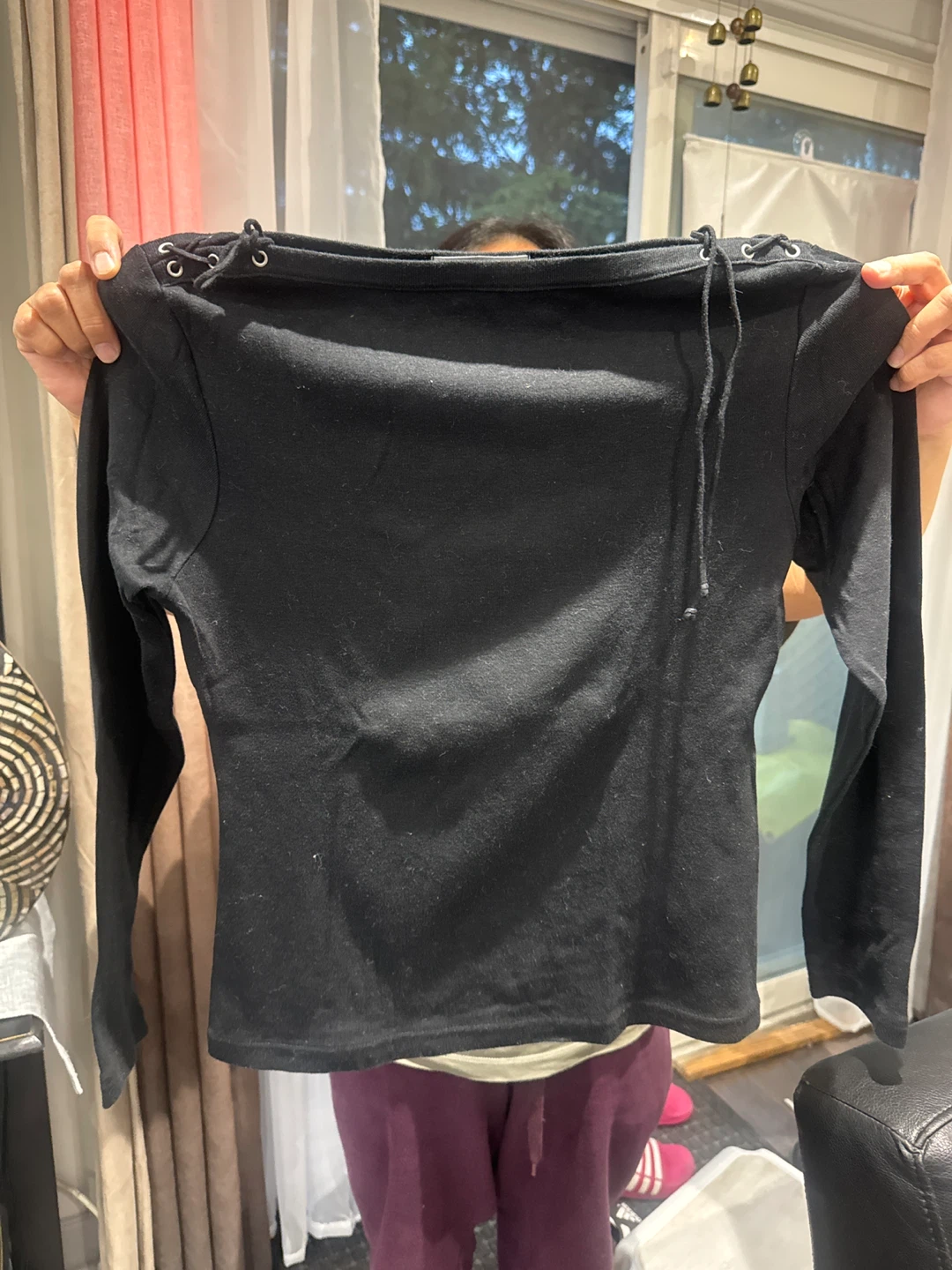 Marks & Spencer Black Long Sleeve Top UK 12