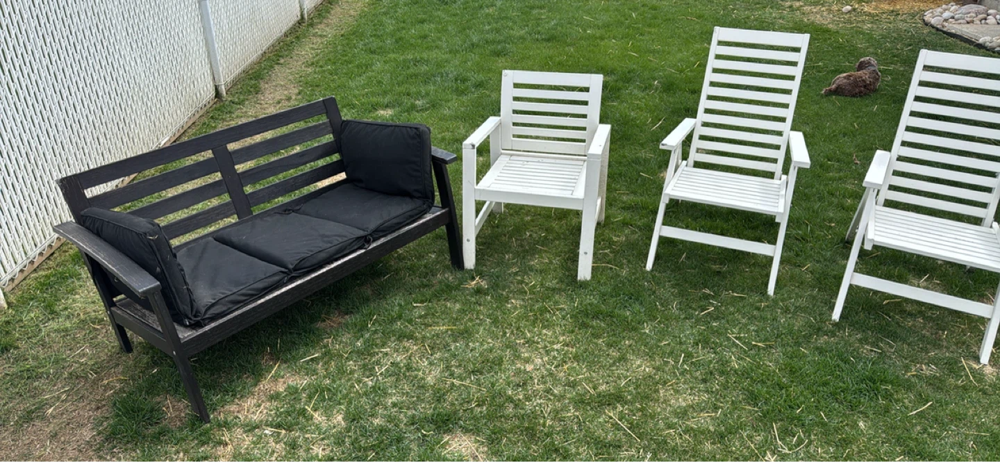 IKEA Wooden outdoor furniture