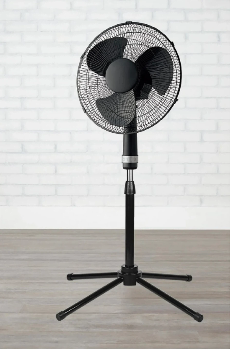 Walmart Mainstays 16 Black Standing Fan - photo 2