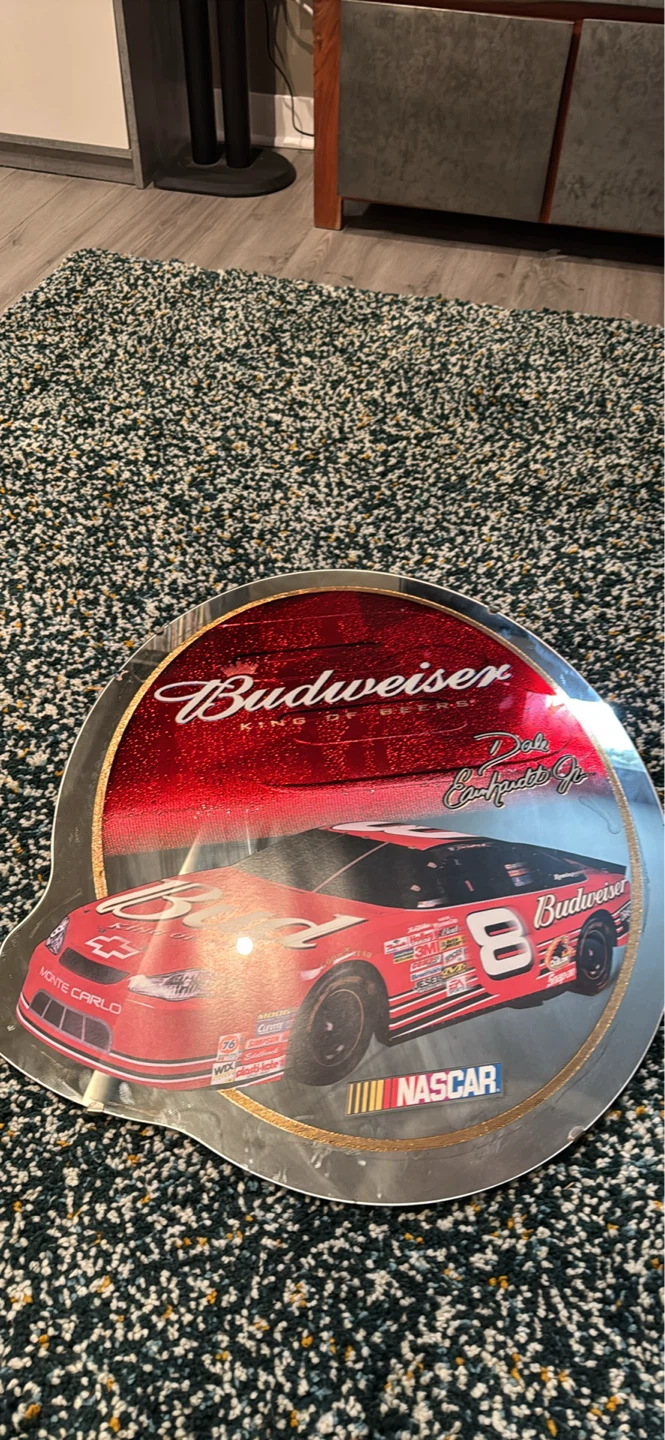 Budweiser Dale Earnhardt Jr. #8 NASCAR Racing Tin Sign