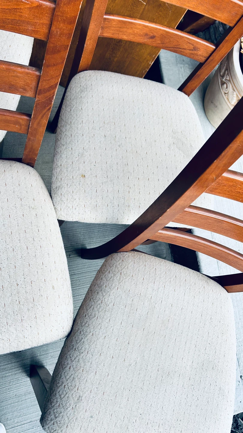 Solid Wood Dining Set – Table + 6 Chairs (Restoration Project) - photo 4