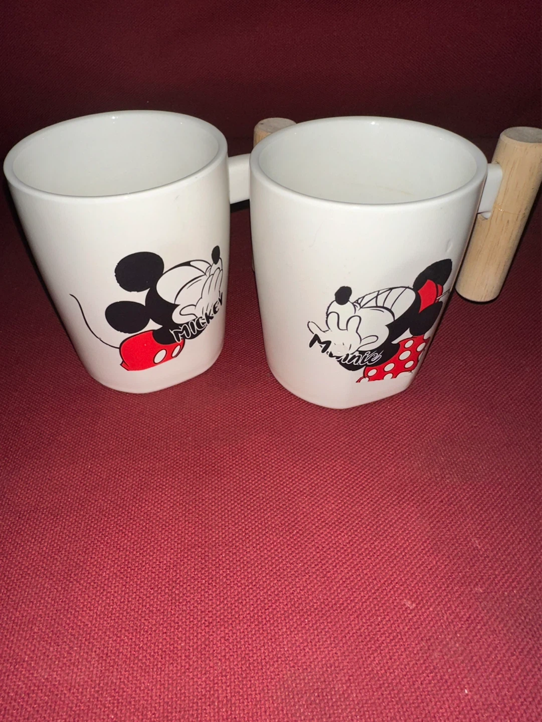 Disney Mickey & Minnie Mouse Mugs Set