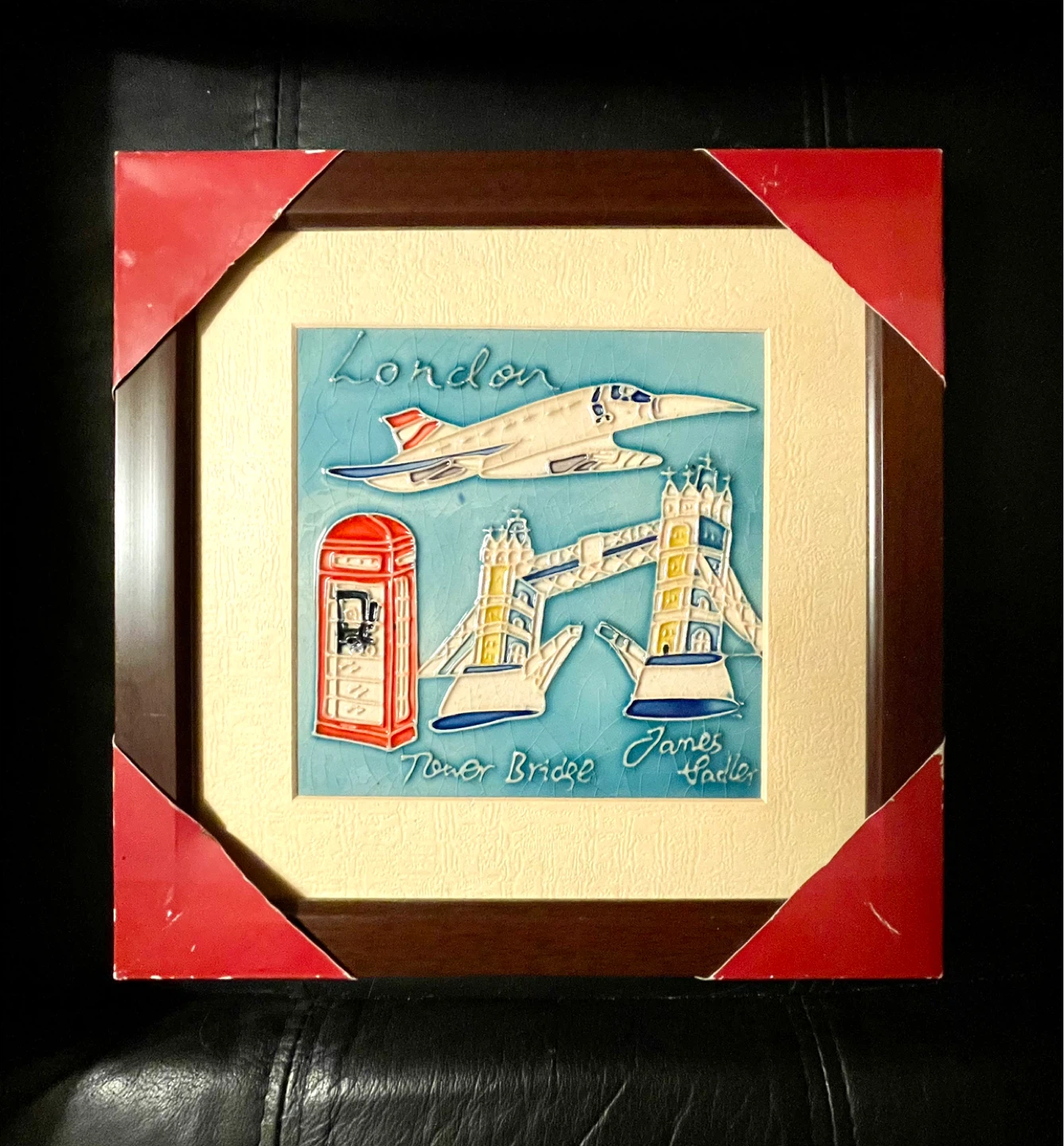 NEW James Sadler London Tower Bridge Tile Art