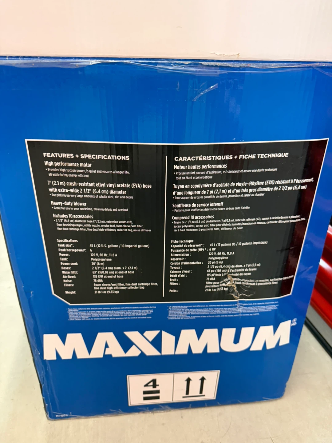 Maximum 45 L Wet/Dry Vacuum - photo 3