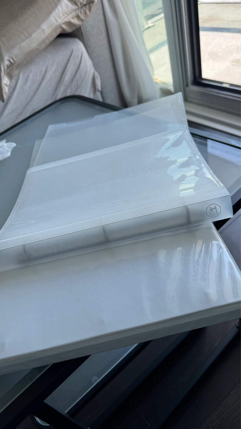 Clear Plastic Page Protectors / Document Sleeves - photo 2