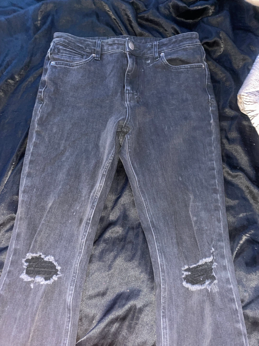 Ksubi Black Distressed Denim Jeans - photo 2