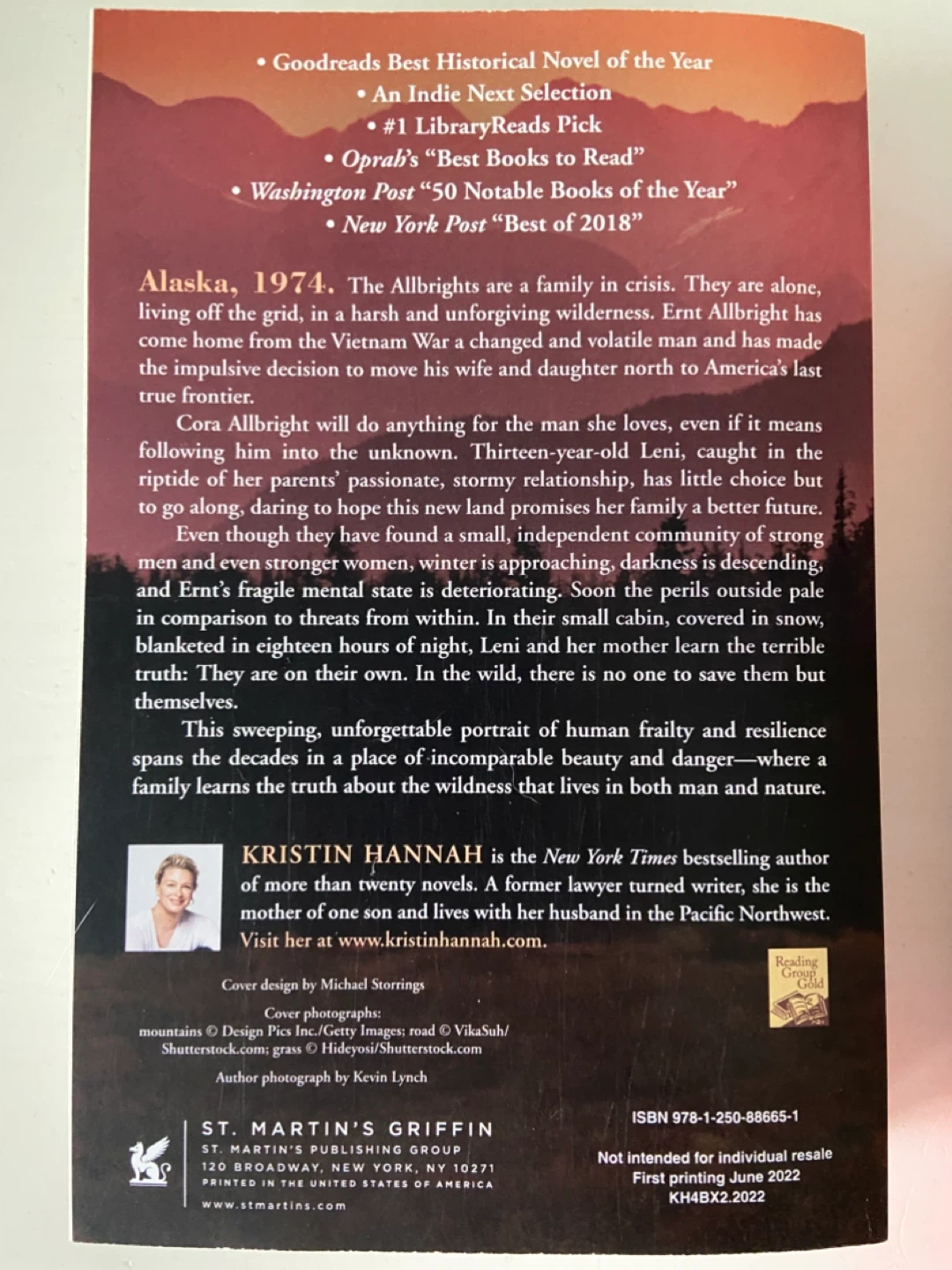The Great Alone by Kristin Hannah - photo 2