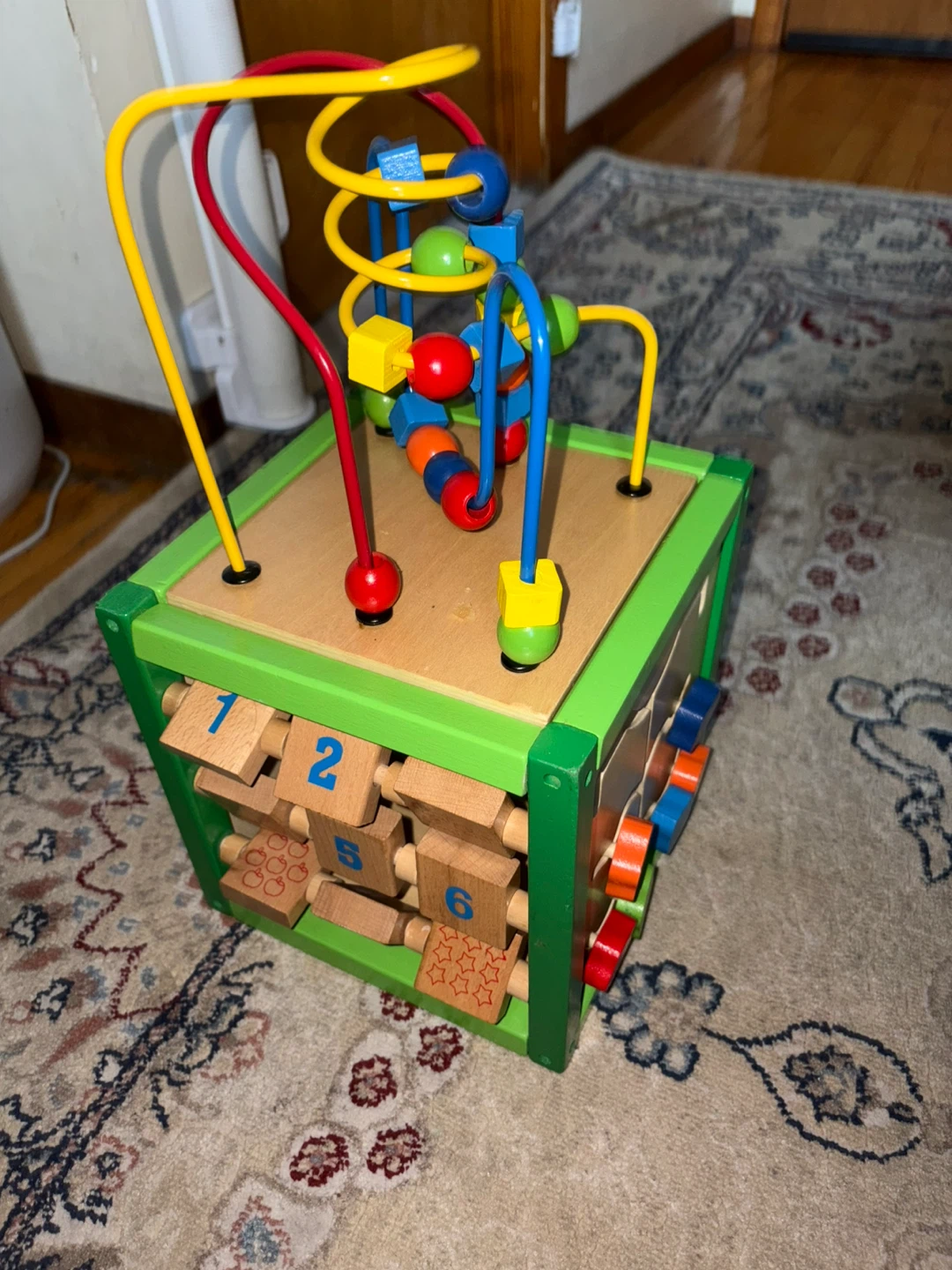 Wooden Activity Cube Toy