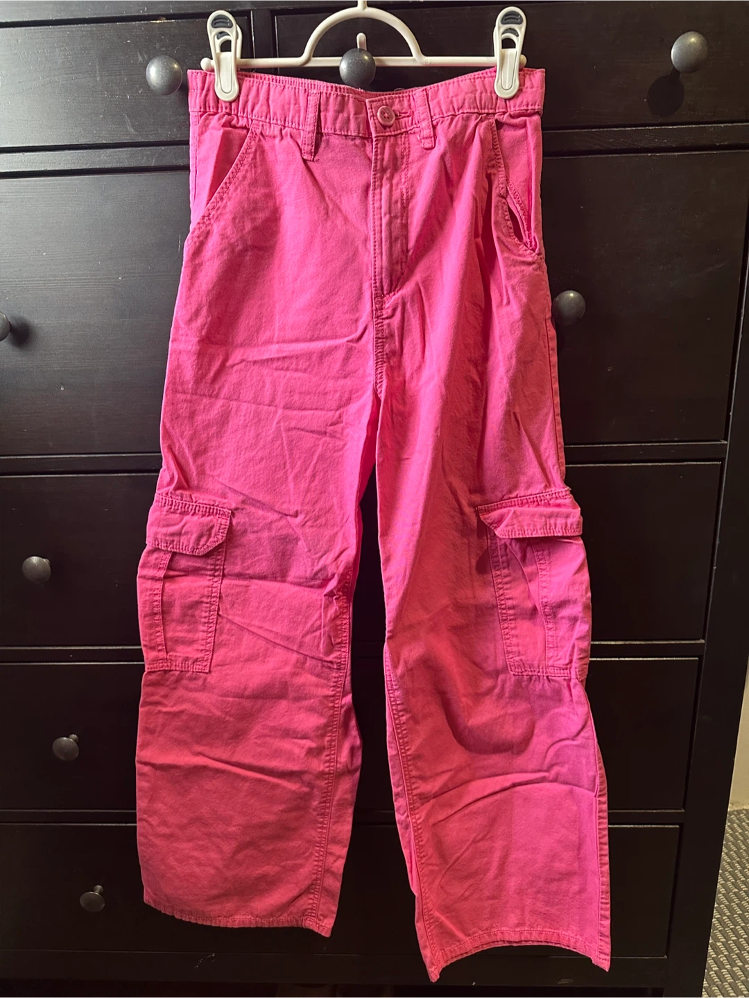 H&M Pink Cargo Pants - Size 16 (CA 12-13A)