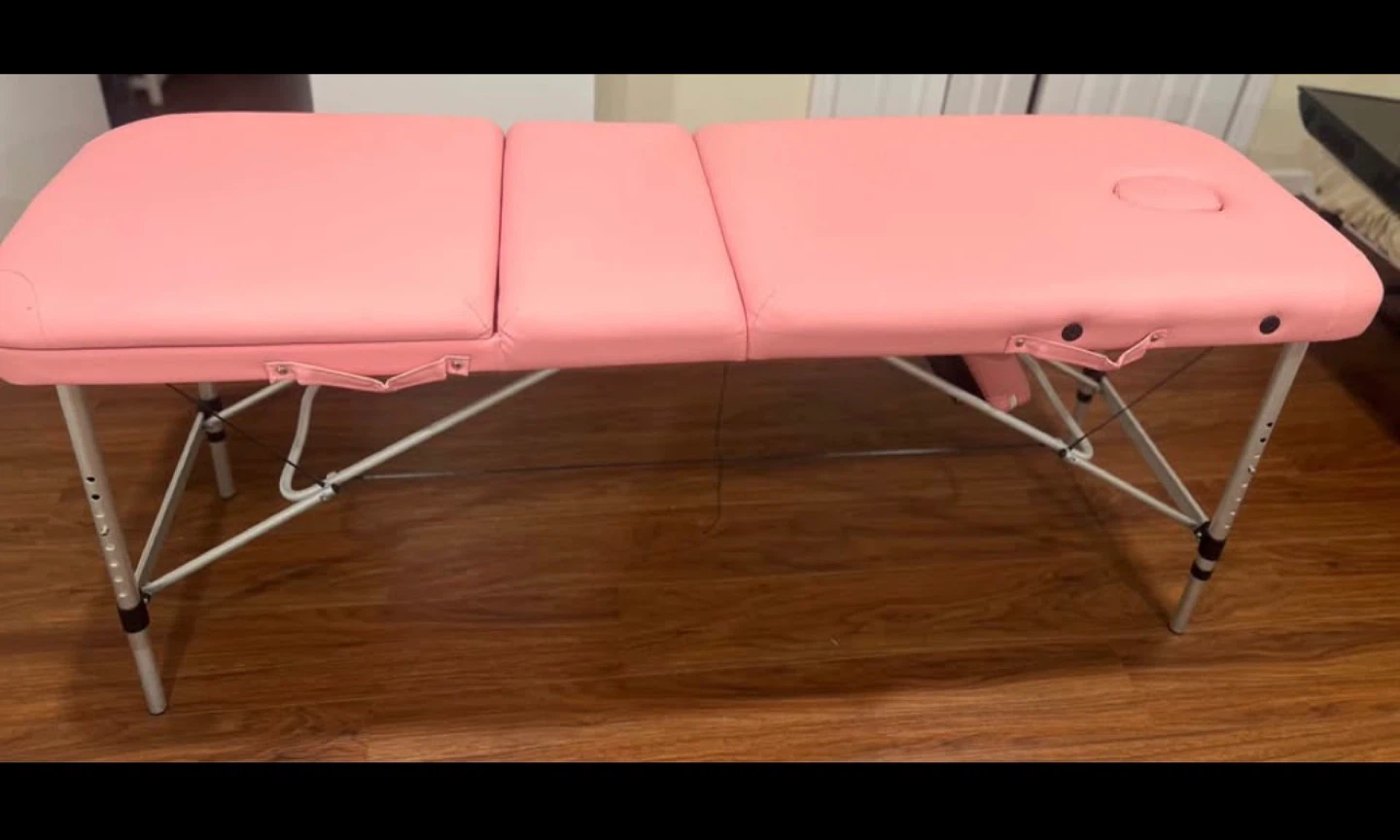 Pink Portable Massage Table