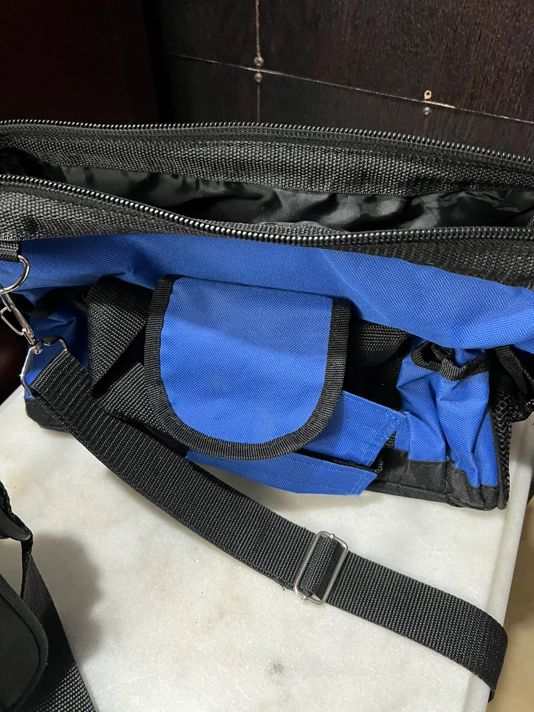 GreatNeck Blue and Black Tool Bag