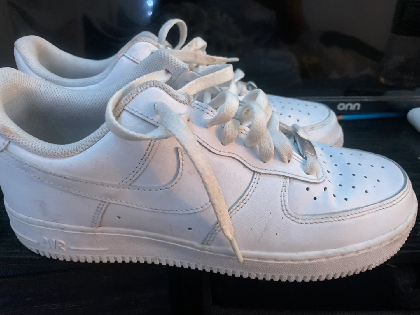 Nike Air Force 1 White Sneakers - photo 2