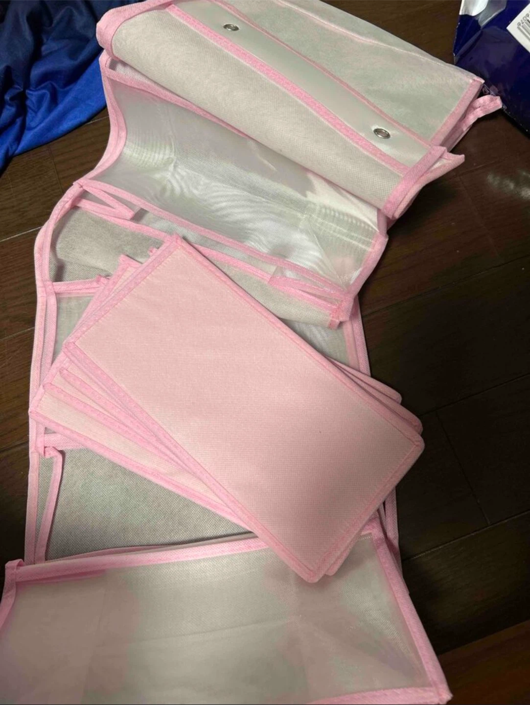 Pink Hanging Storage Organizer with 10 Pockets - photo 4