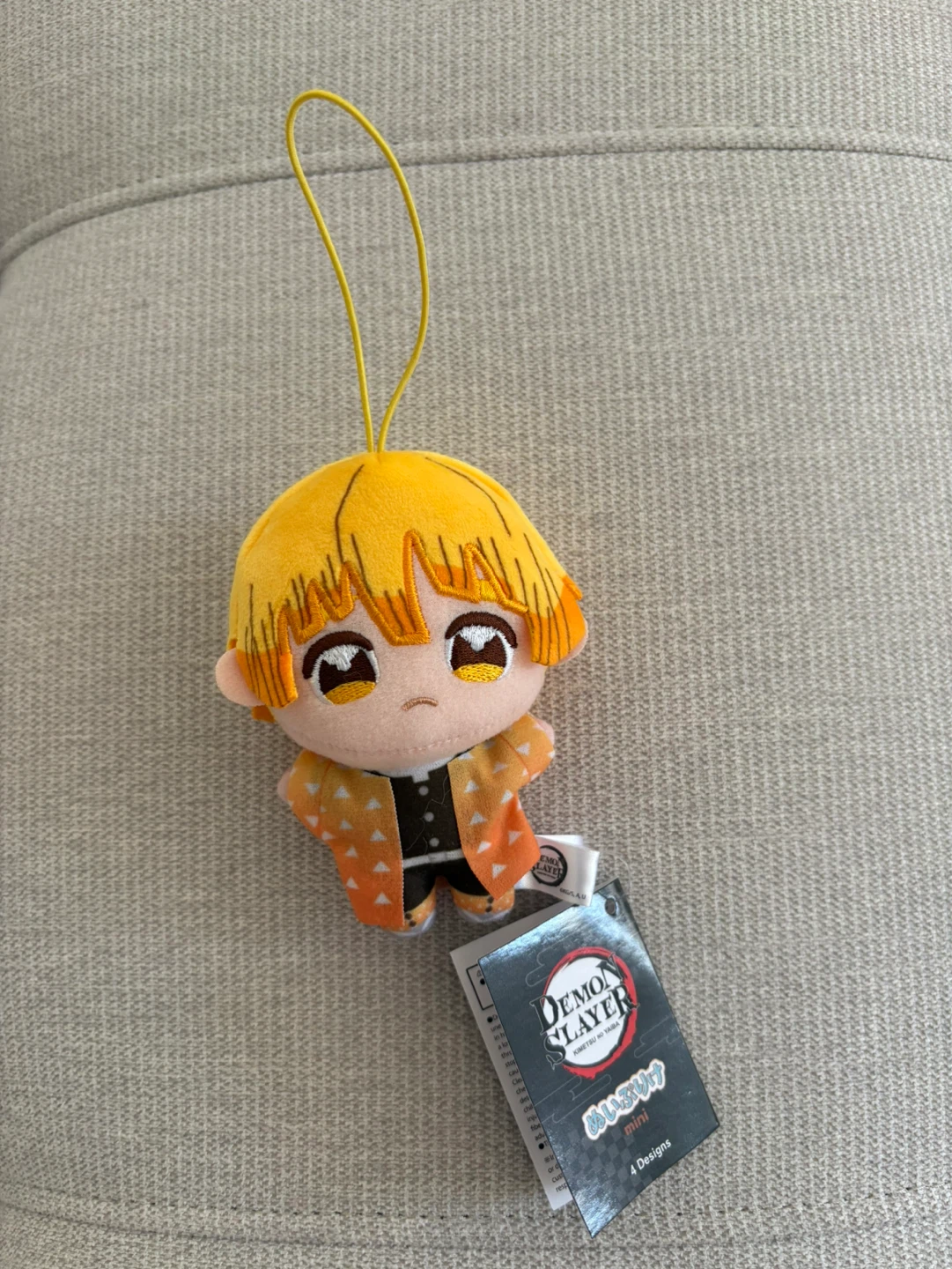 Demon Slayer Plush - Zenitsu Agatsuma Mini