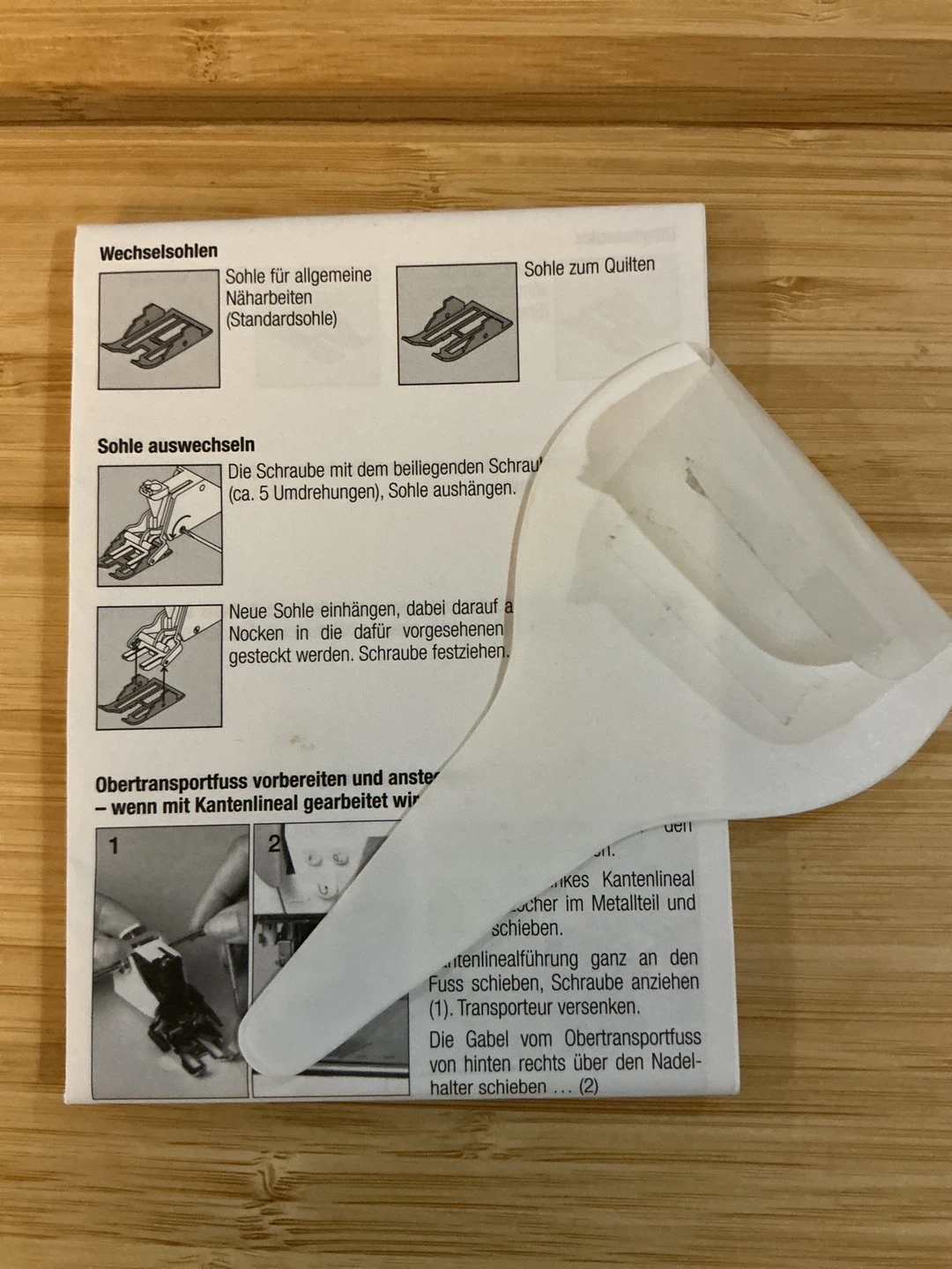 Bernina The Two Sole Walking Foot with Seam Guide - photo 3