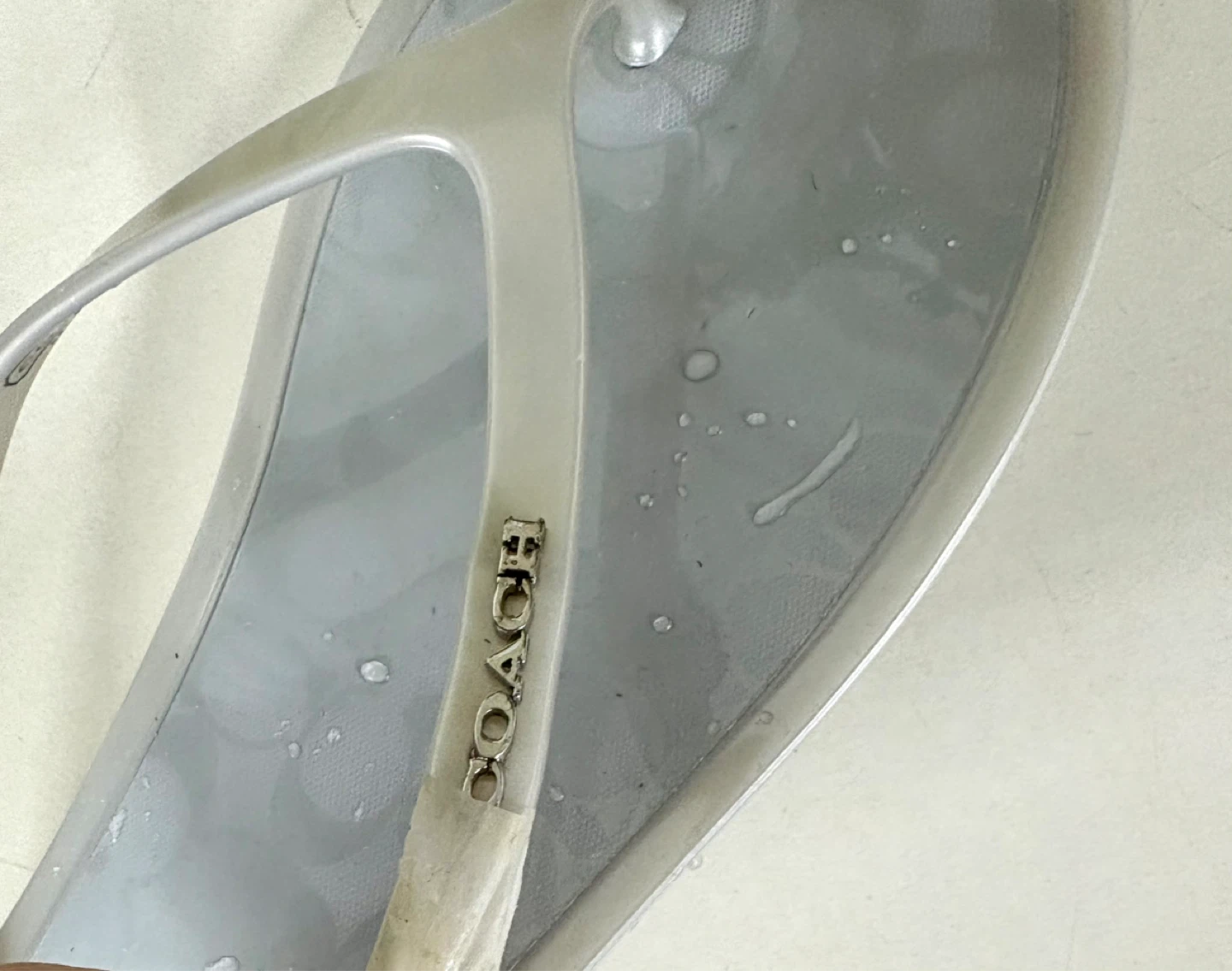 Coach Lyra Flip Flops - Silver - photo 4