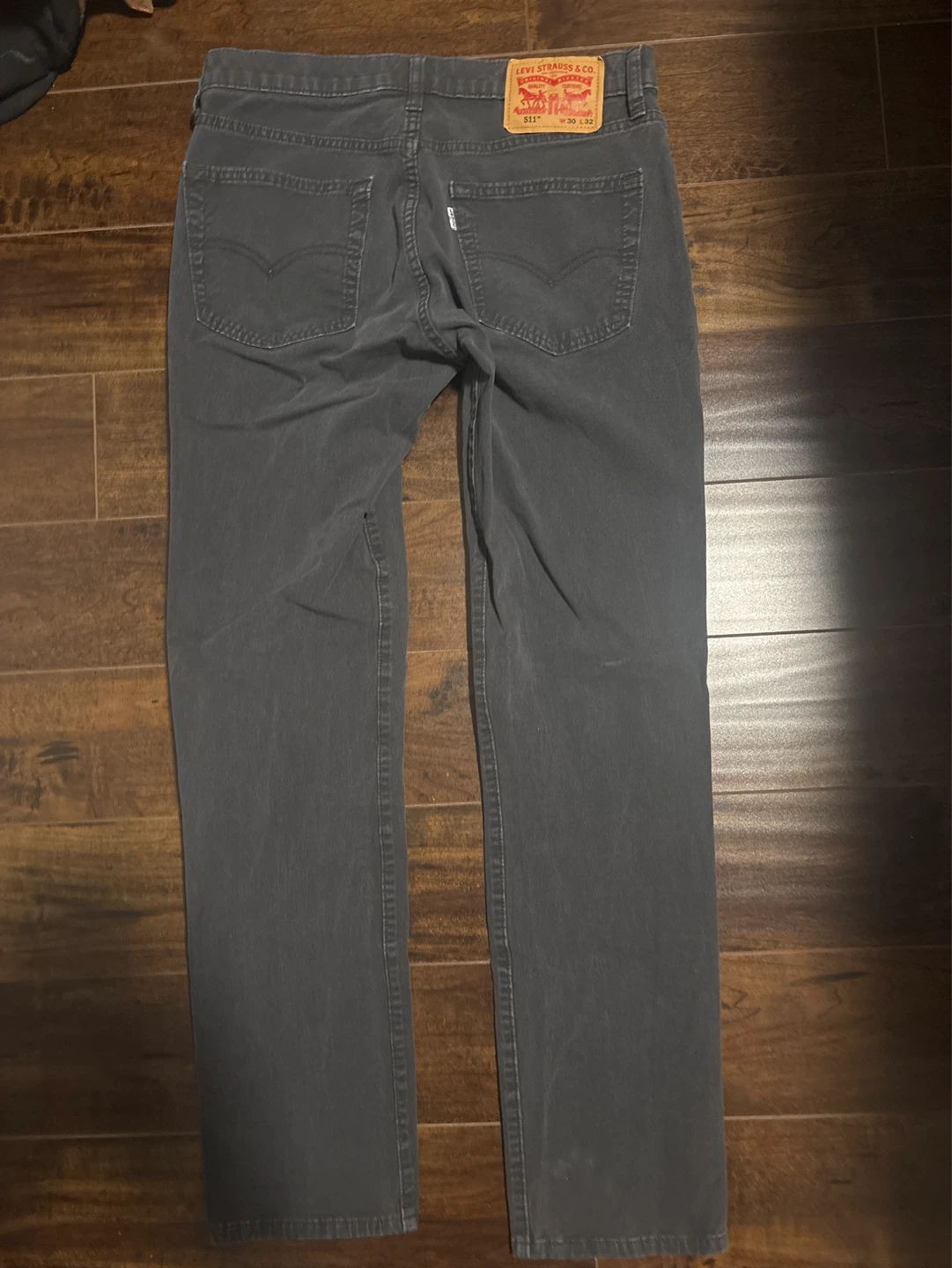 Levi's 511 Slim Fit Jeans Grey Men's Size 36x32 - photo 2