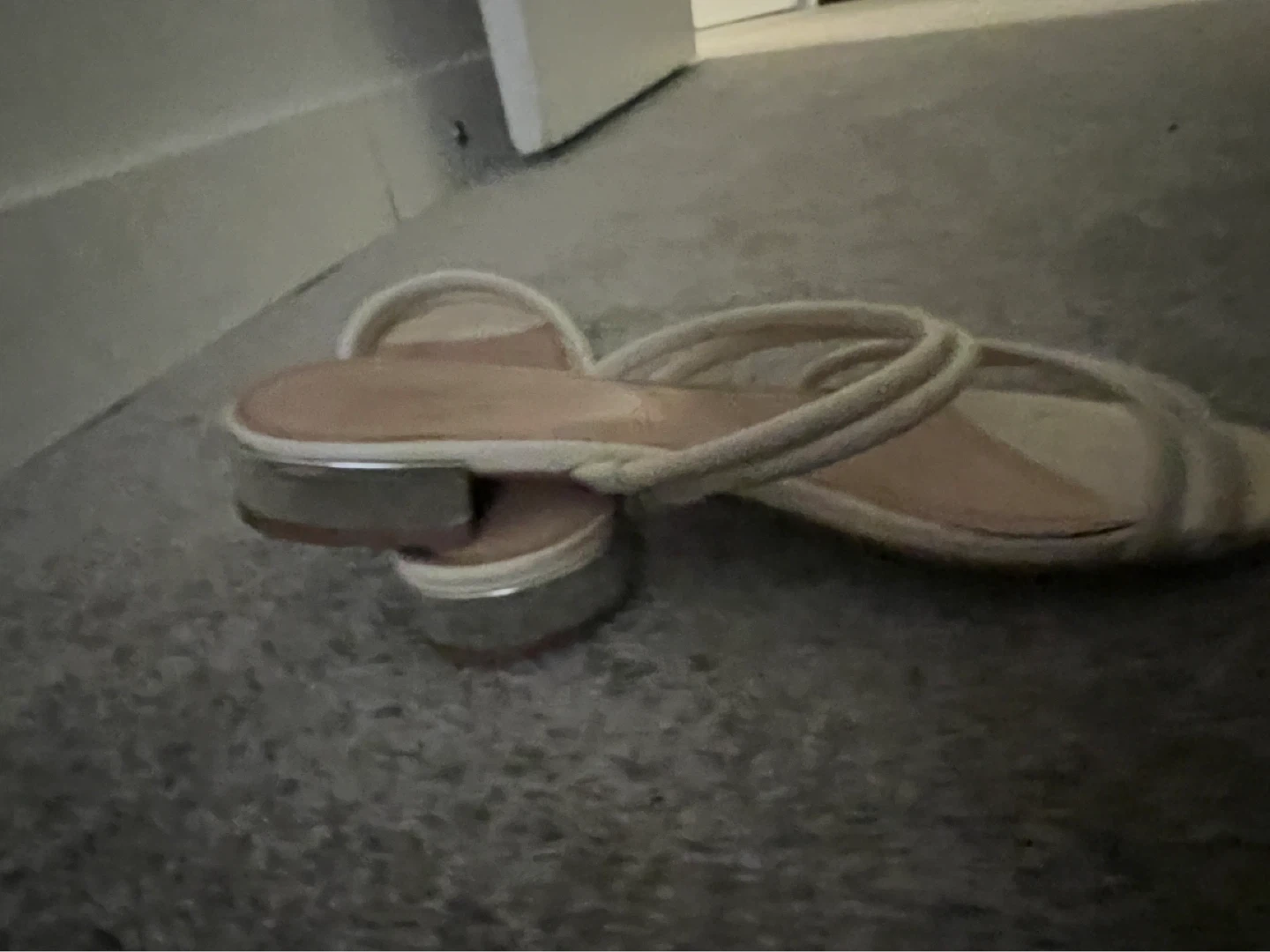 BCBGeneration White Slide Sandals - photo 3