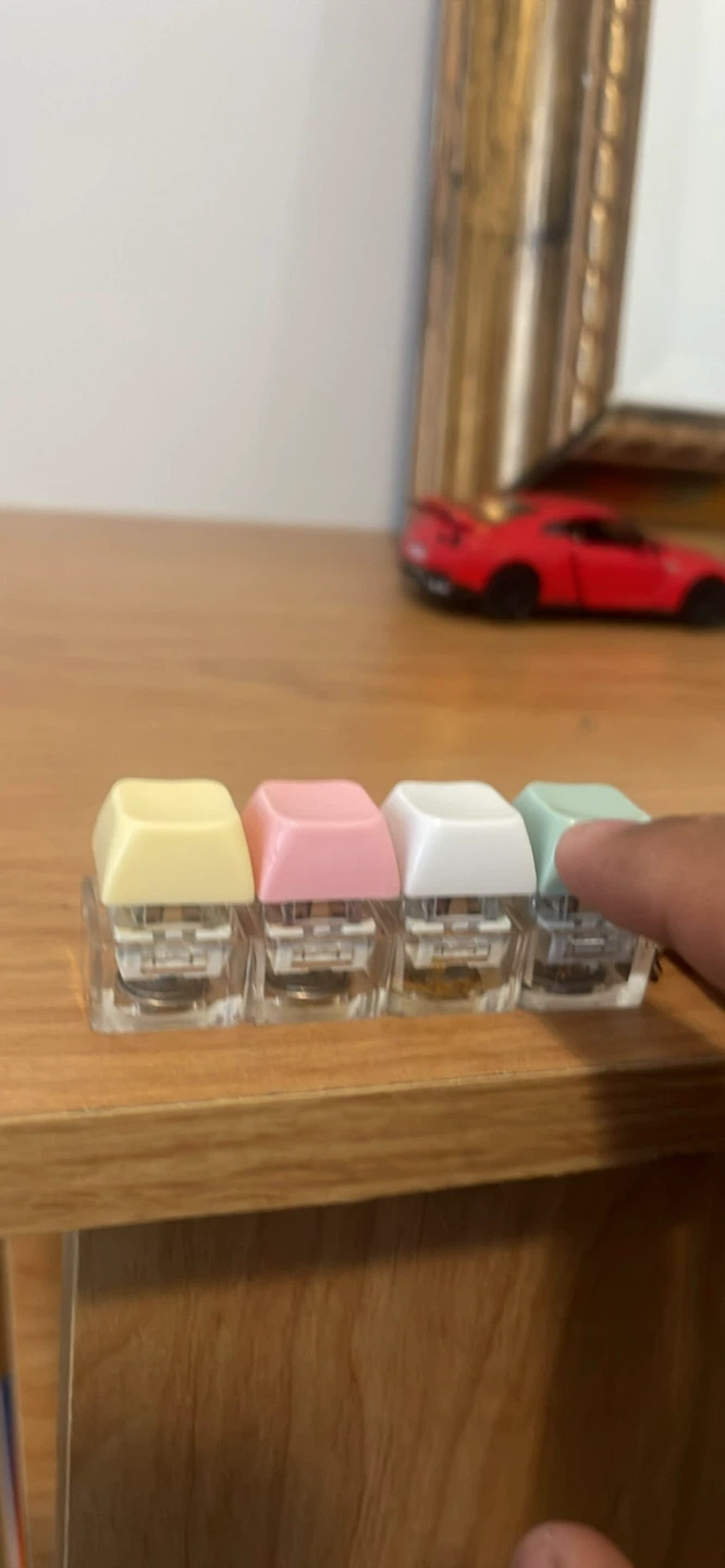 4 Pack Pastel Mechanical Keyboard Keycaps - photo 2