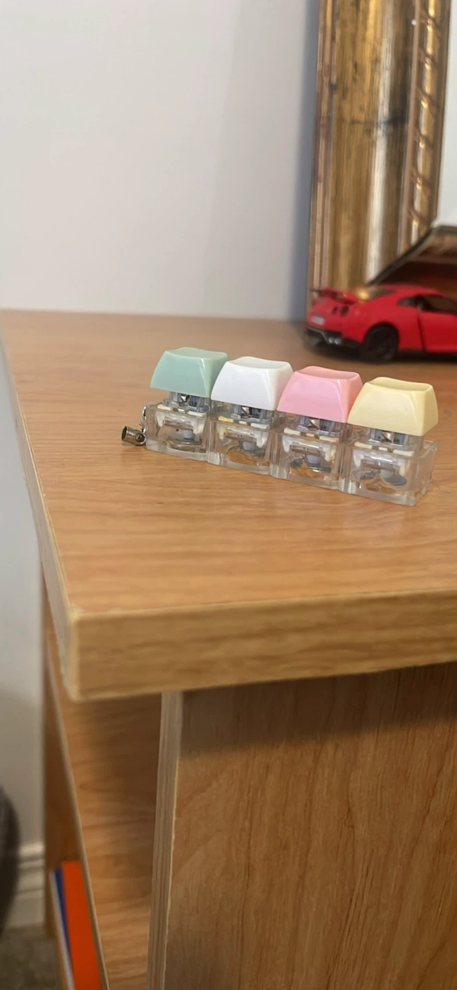 4 Pack Pastel Mechanical Keyboard Keycaps