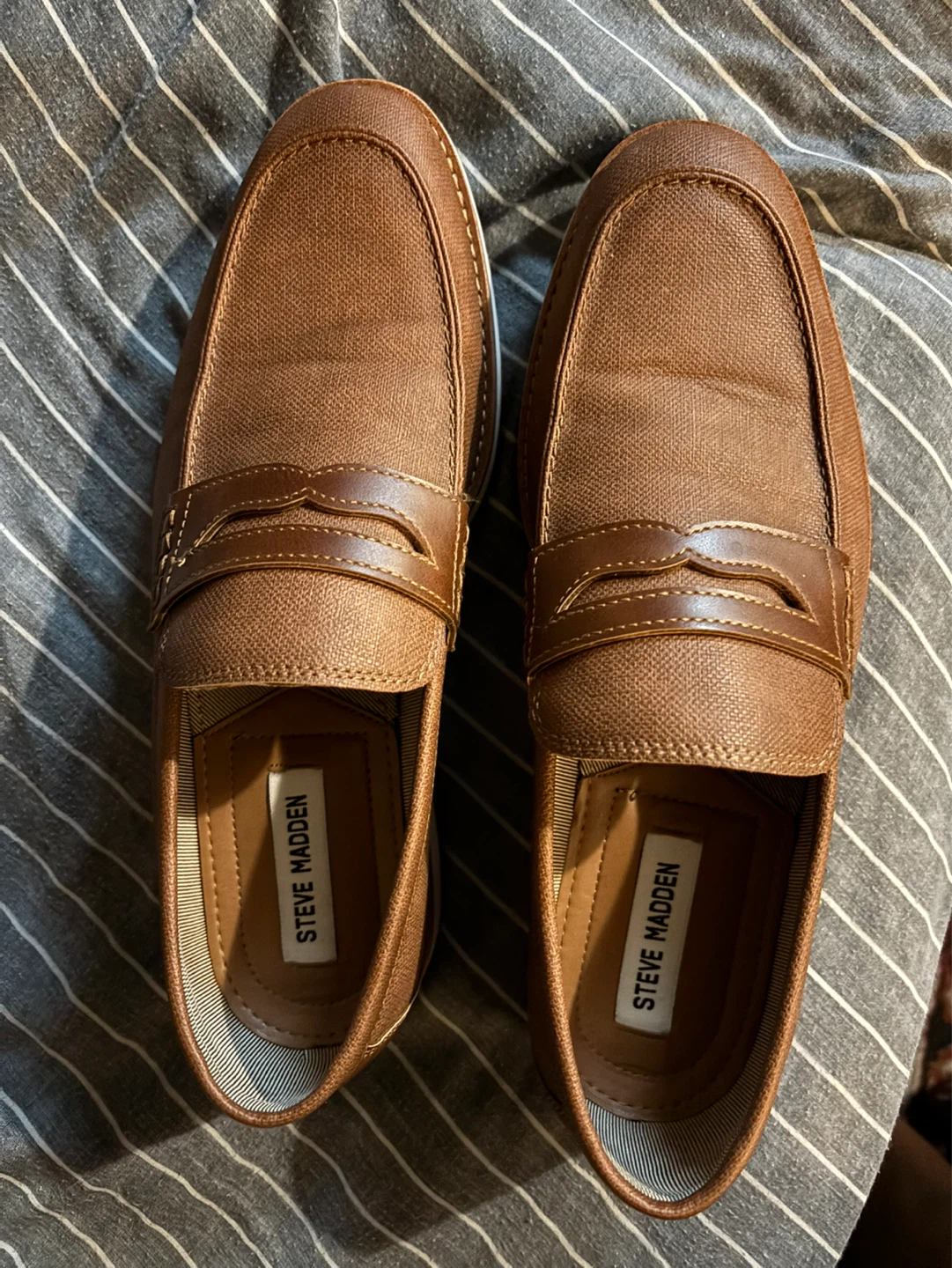 Steve Madden Men's Size 7 Brown Loafers SAVANO