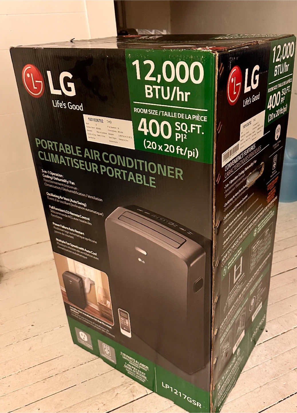 LG Portable Air Conditioner 12,000 BTU/hr - photo 2
