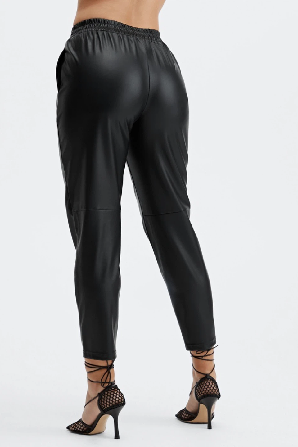 New Forever 21 Faux Leather Pants Black Size L