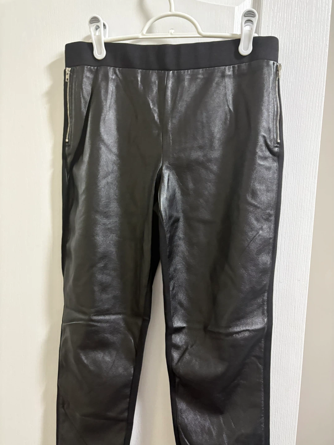 New Forever 21 Faux Leather Pants Black Size L - photo 3