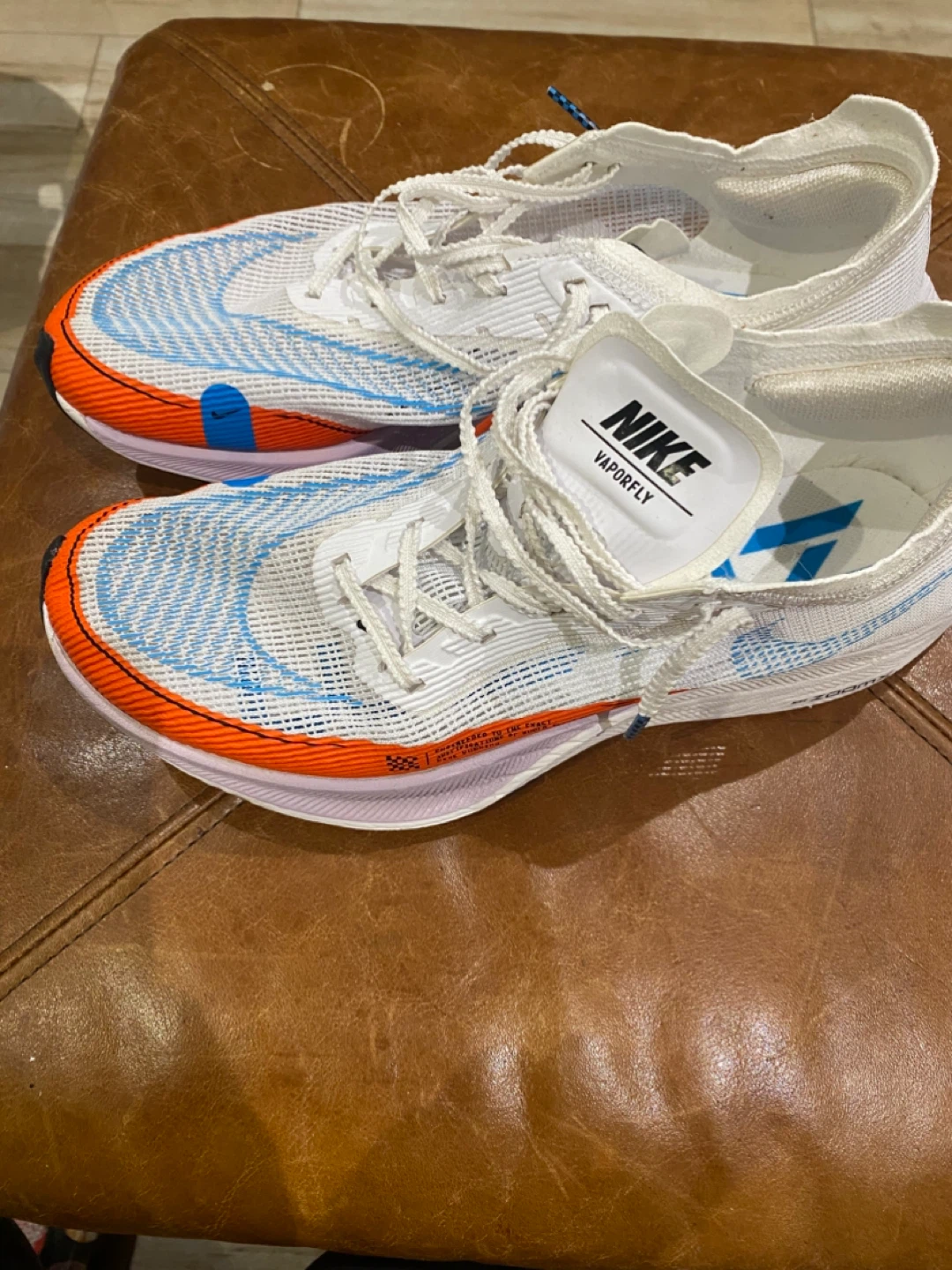 Set of 2 Nike Vaporfly Running Shoes sz9.5 - photo 4