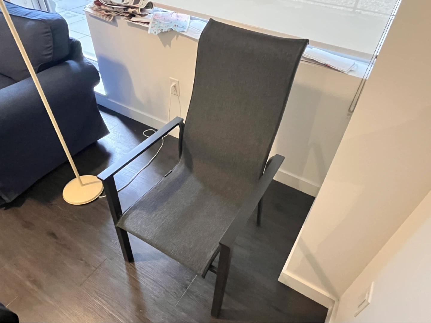 Walmart Dark Gray Chair - photo 3