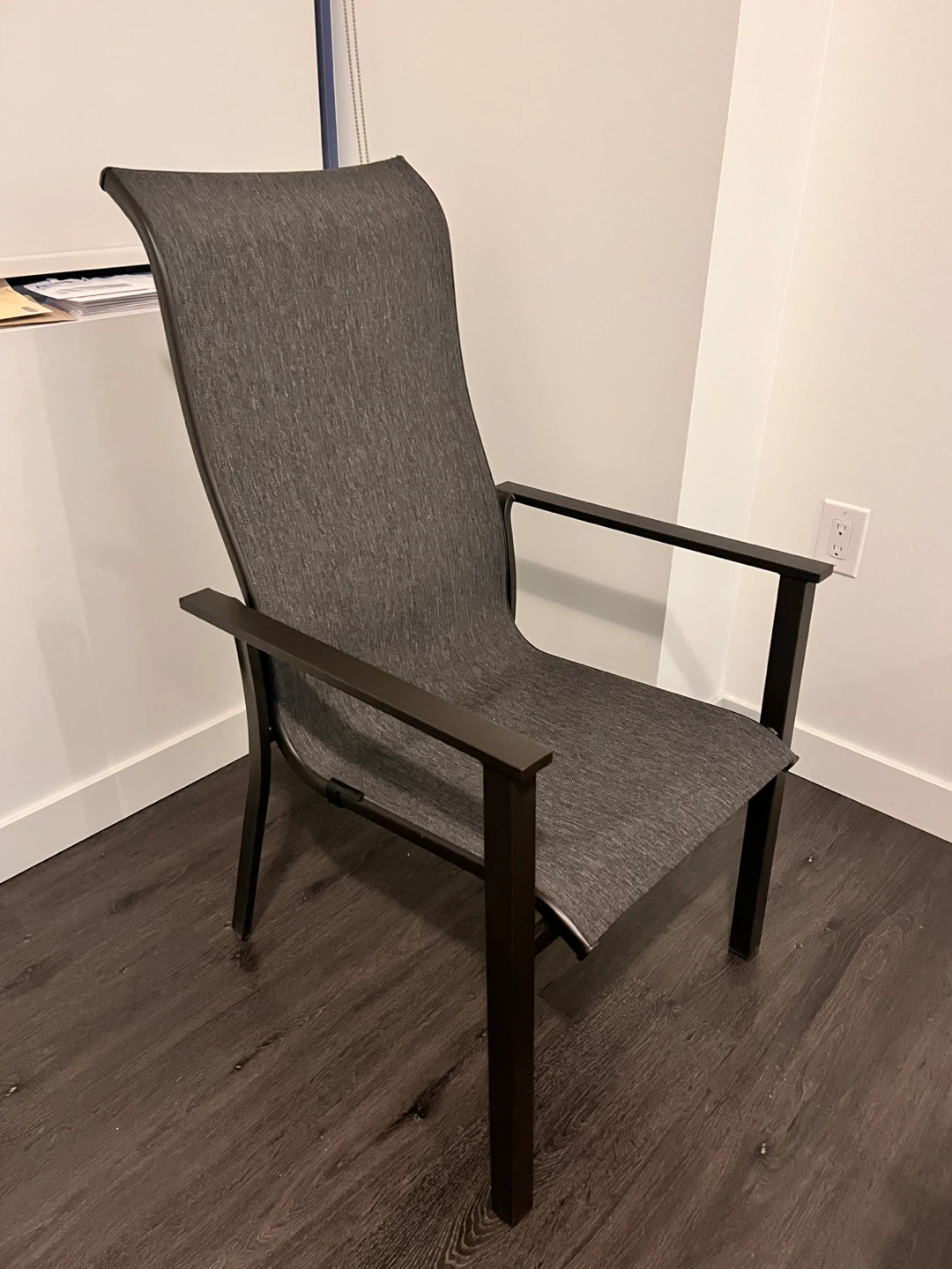 Walmart Dark Gray Chair