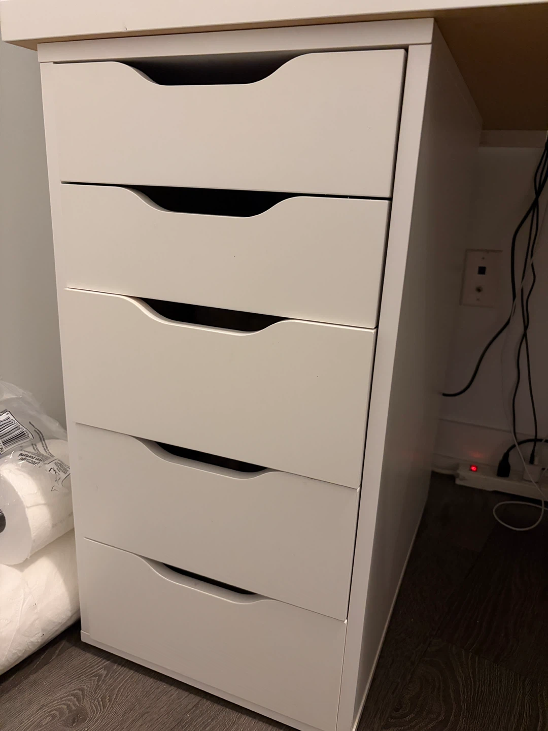 IKEA Desk ALEX 5-Drawers - photo 2
