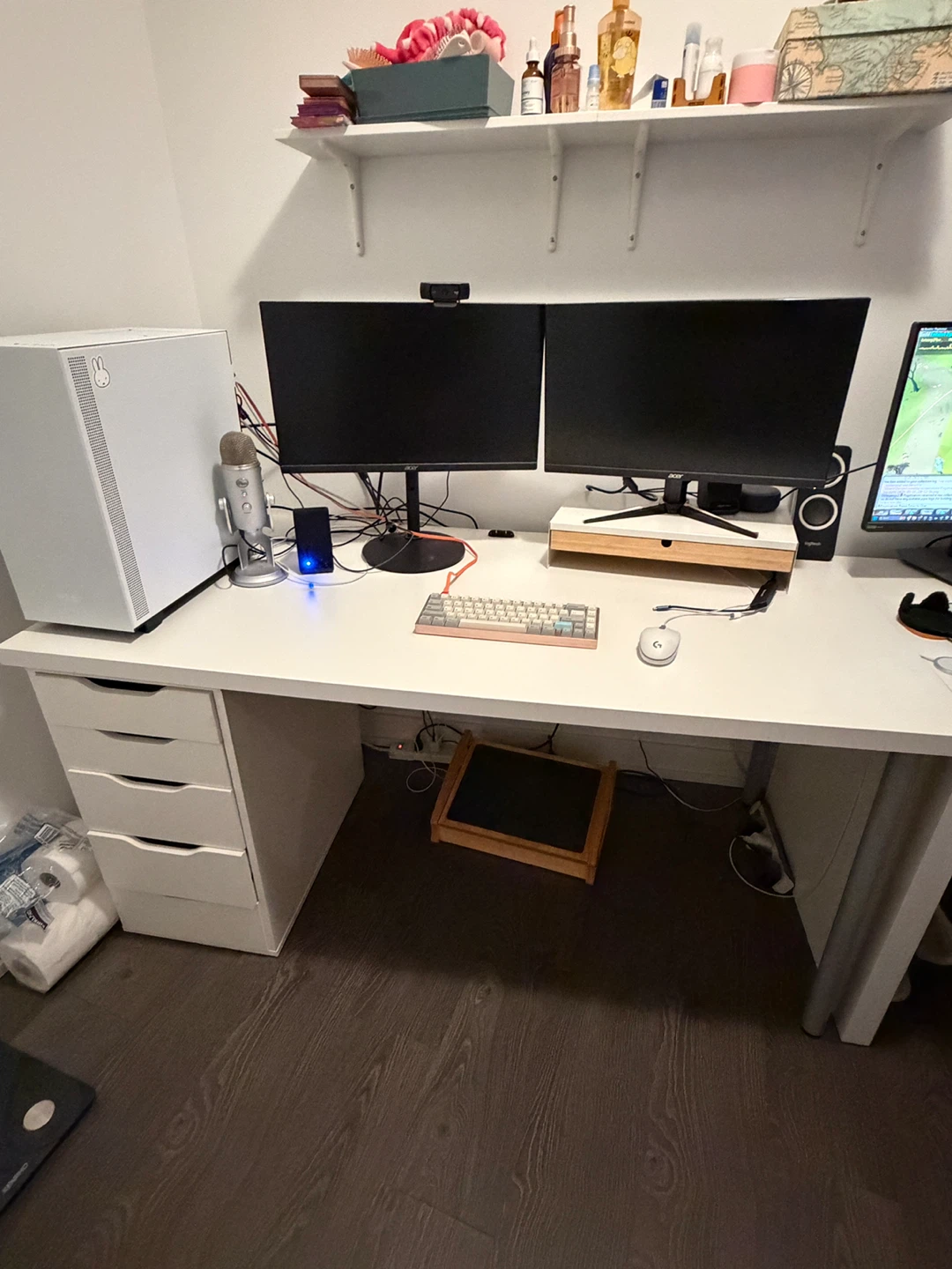 IKEA Desk ALEX 5-Drawers