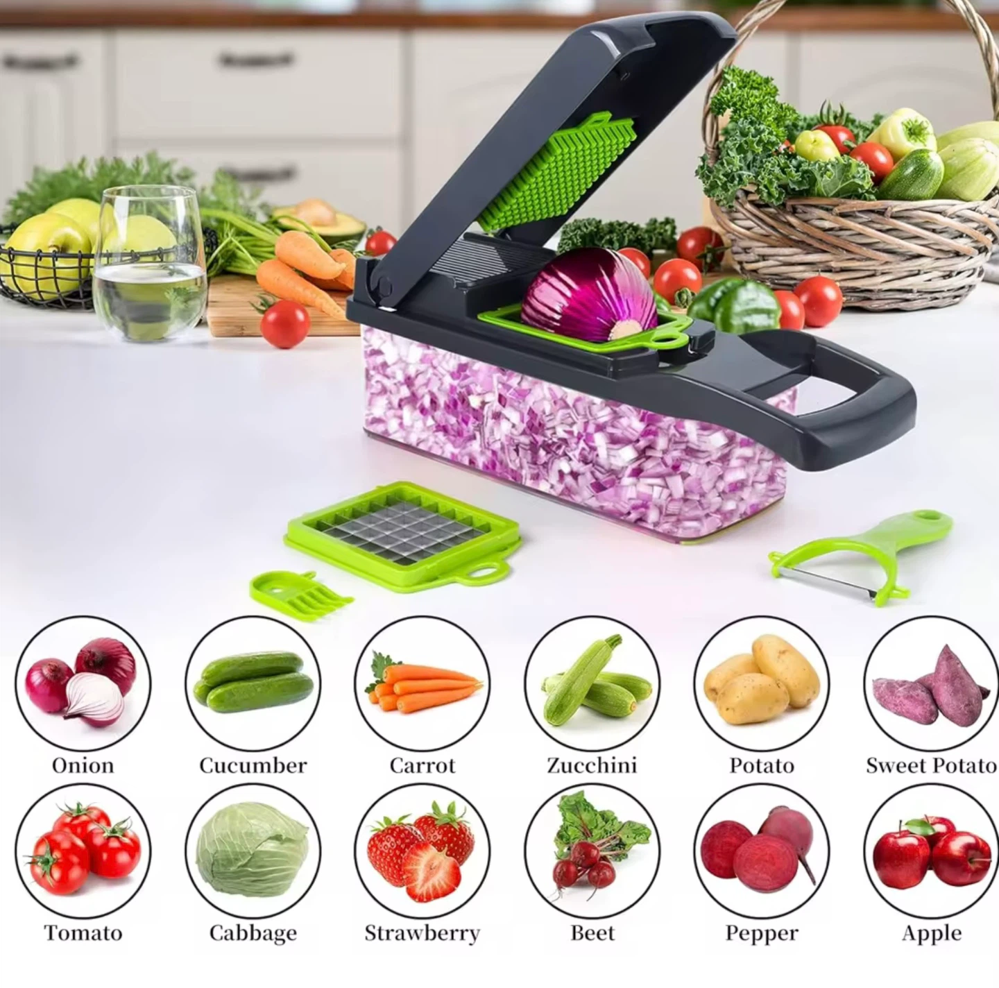 12-in-1 Vegetable Slicer Dicer - photo 2