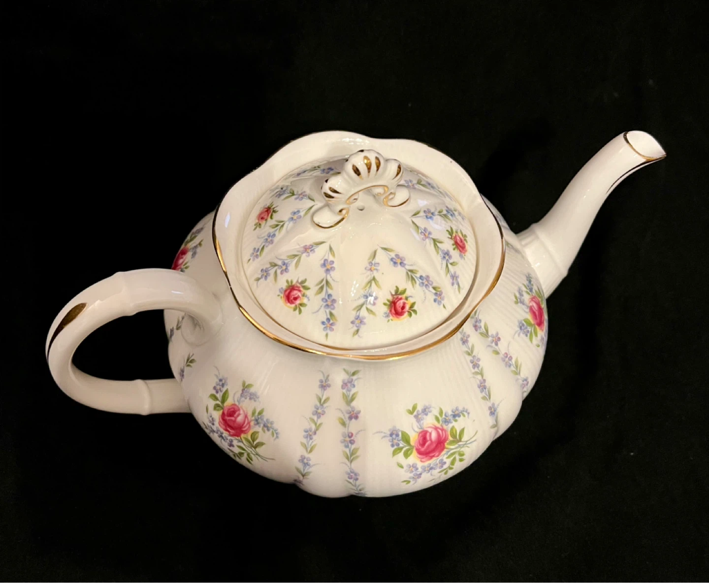 Vintage Royal Albert English Floral Teapot - photo 4