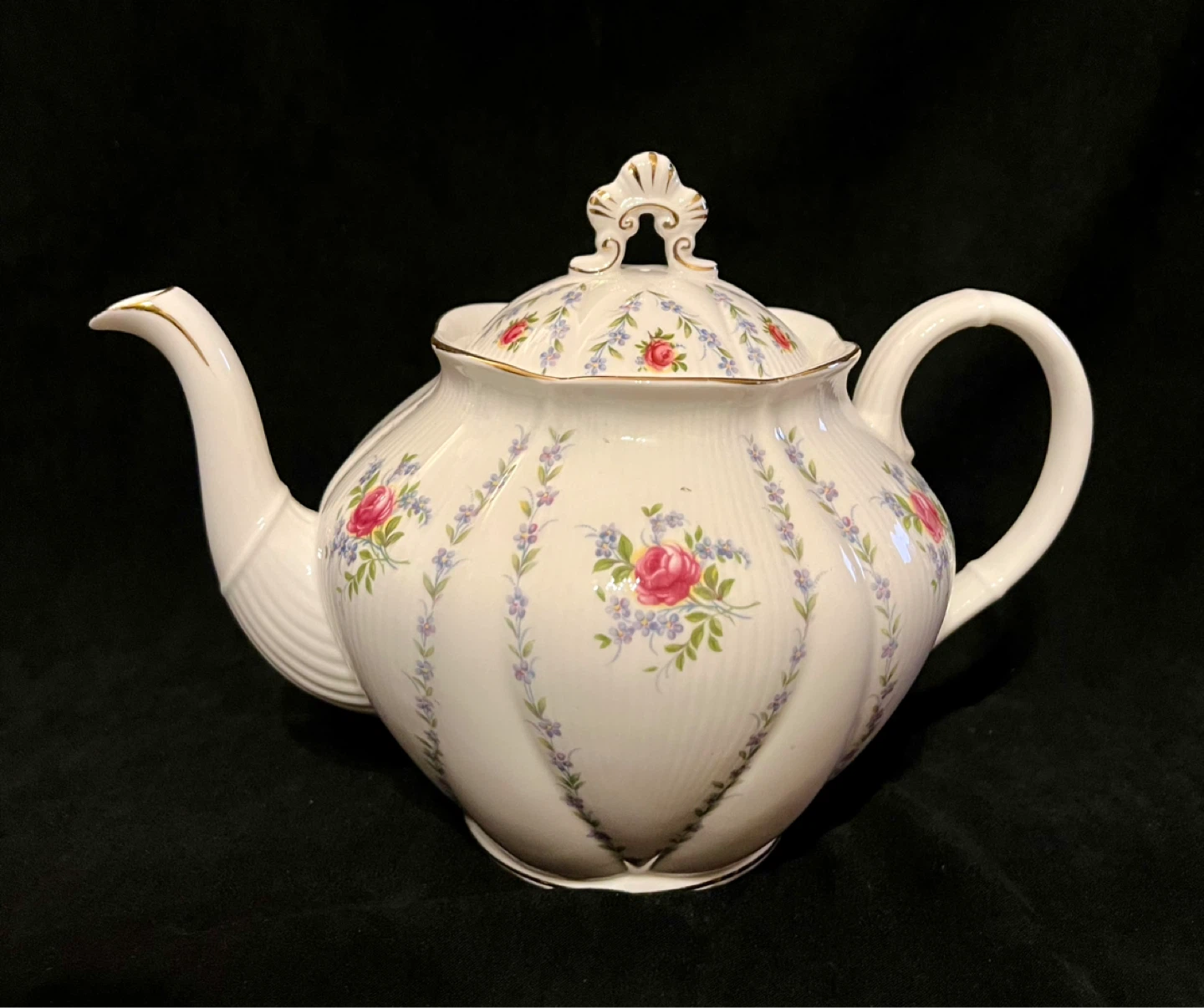 Vintage Royal Albert English Floral Teapot