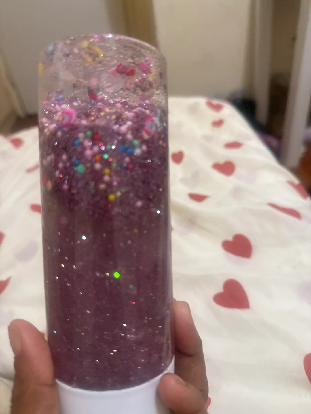 Sensory Bottle with Glitter and Beads - photo 2