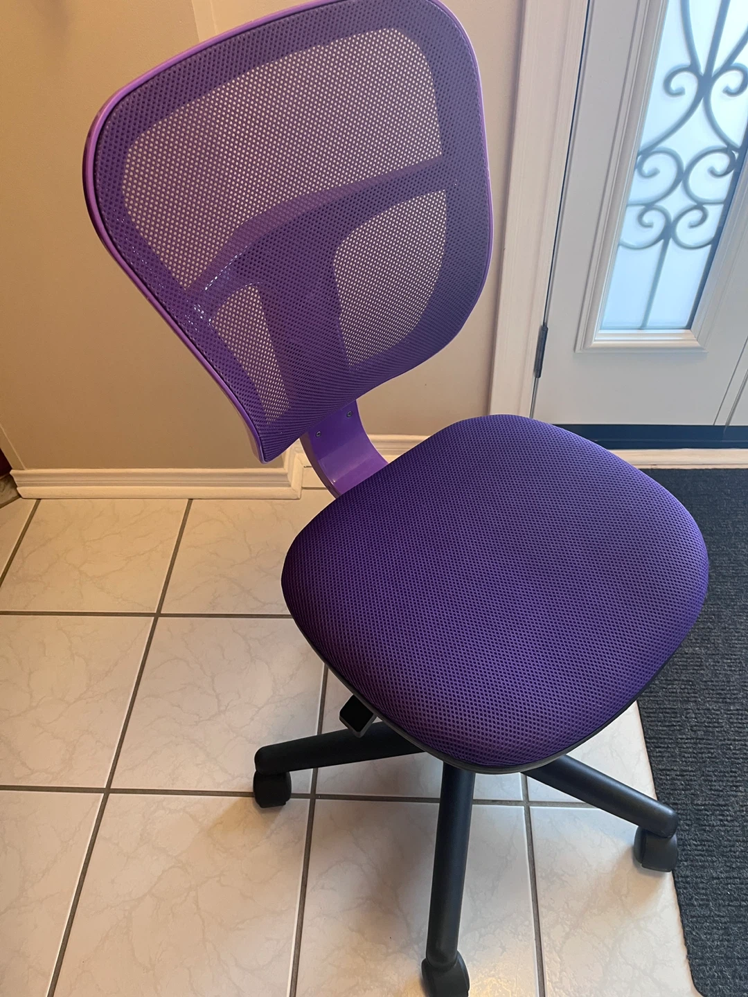 Purple Mesh Task Chair