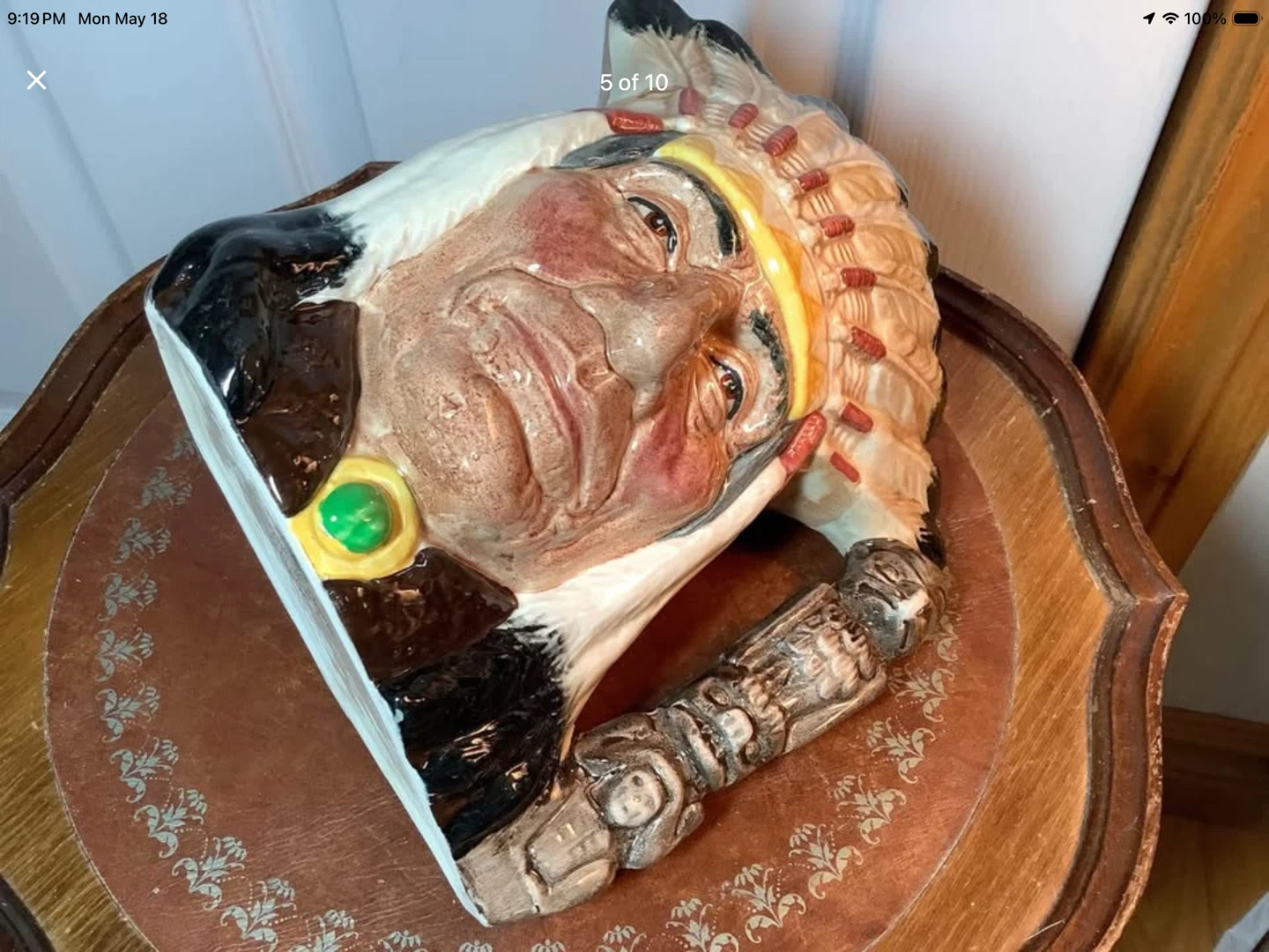 Lg Royal Doulton’s Character Jug “Native American Indian” 🐞 - photo 5