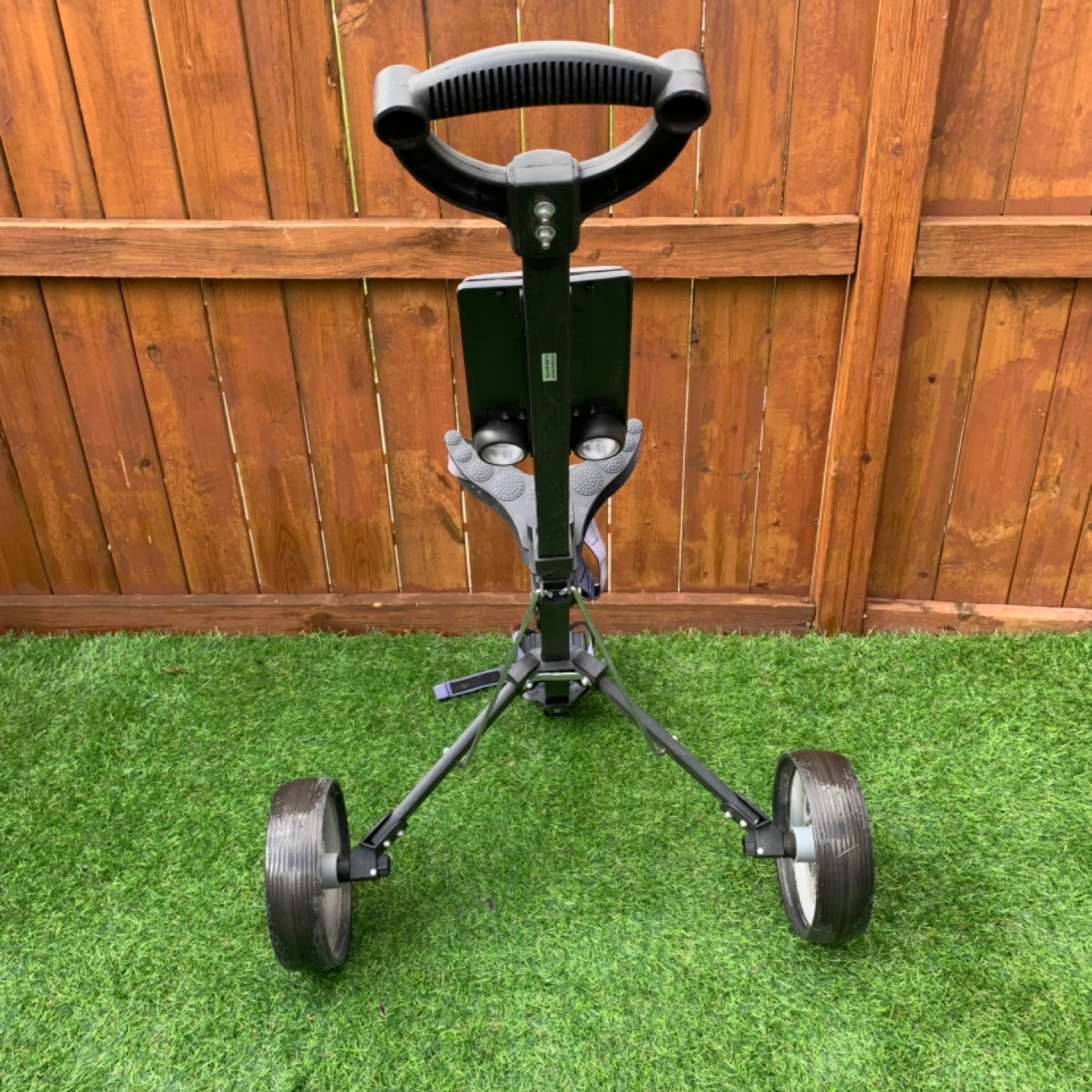 Golf Push Cart Ground Zero Golfing Trolley Folding Cart - photo 5