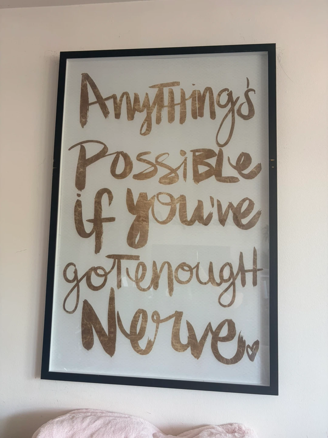 Framed Wall Art: glass