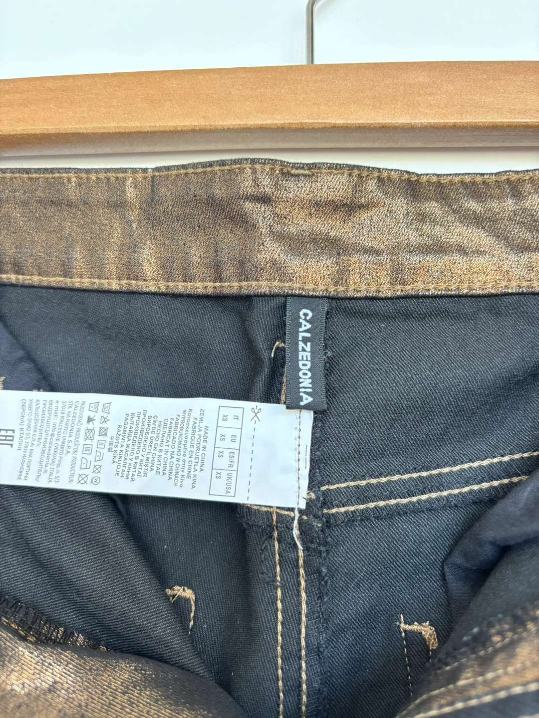 Calzedonia Women's Metallic Skinny Pants - photo 3