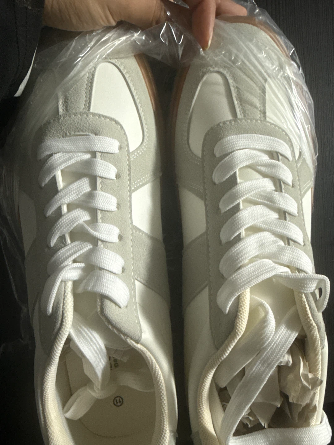 Ardene Men’s  Cream Sneakers Size 11 - photo 2
