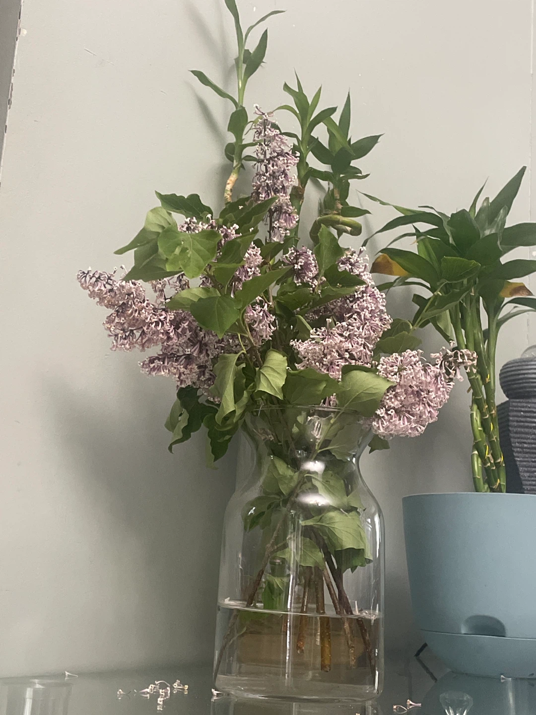White and Lilac Flower Bouquets