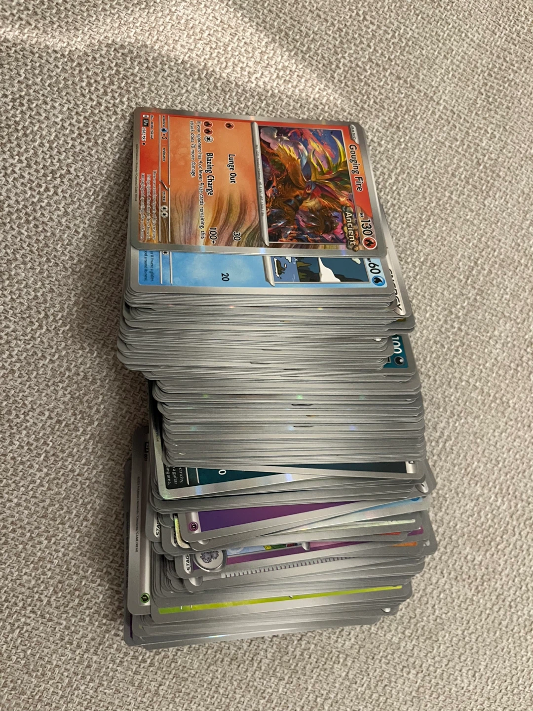 Bulk Lot of Pokémon Trading Cards over 200 - photo 2
