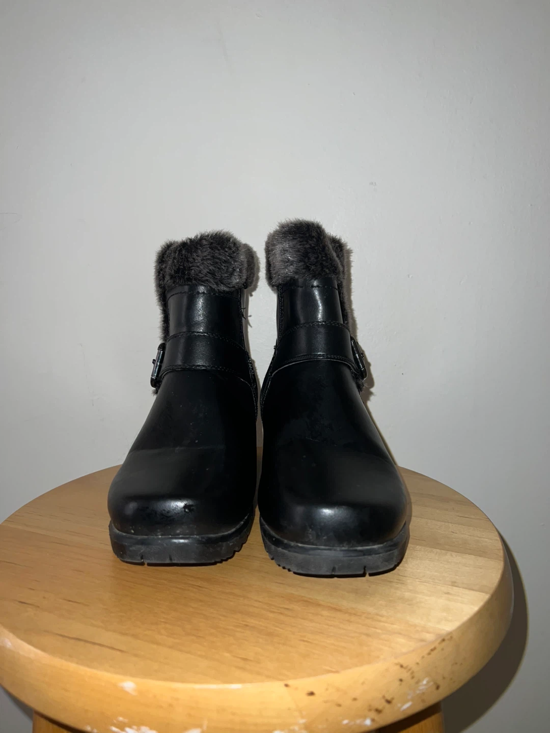 Women's Ankle Boots - Black & Tan - photo 3