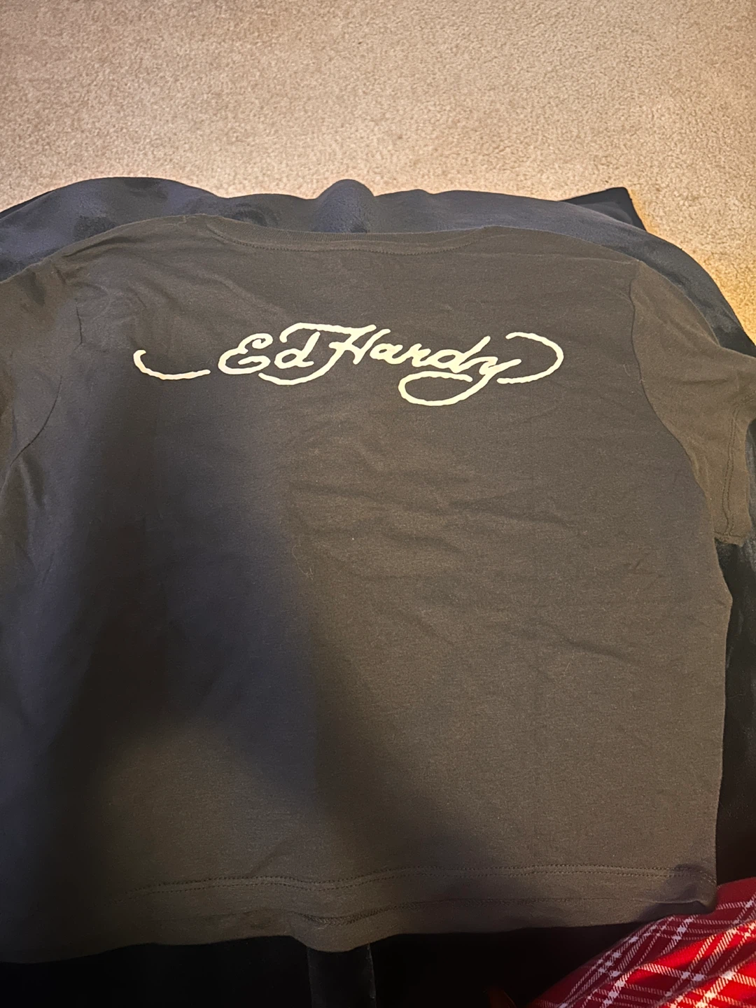 Ed Hardy Charcoal Graphic T-Shirt - photo 2